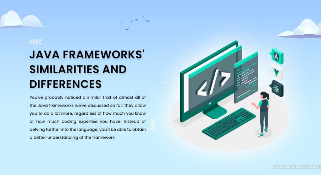 Java Frameworks' Similarities and Differences
