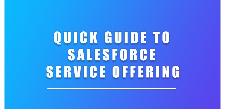 Quick Guide to Salesforce Service Offering